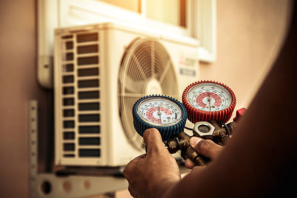 Professional Hvac Maintenance technician working in Stanton, TX